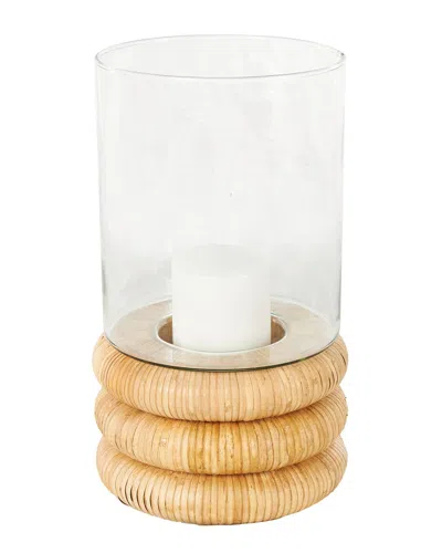 Peyton Lane Hurricane Lamp In Neutral