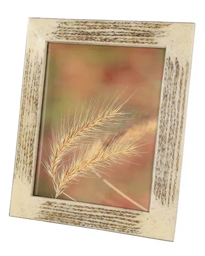 PEYTON LANE PEYTON LANE INLAID BEIGE & GOLD VERVAIN AND SENTIMENTO GRASS PICTURE FRAME