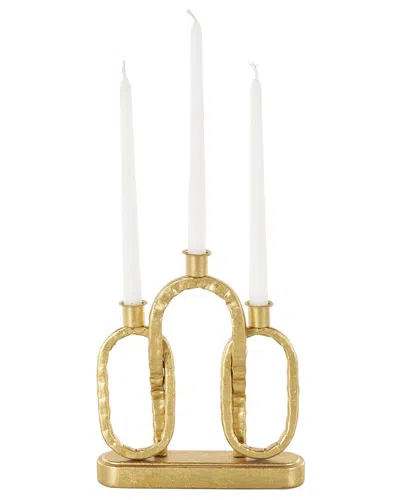 PEYTON LANE PEYTON LANE INTERLOCKED CHAINS DECORATIVE CANDLE HOLDER