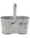 Peyton Lane Iron Vintage Planter In Gray