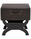 Peyton Lane Leather End Table