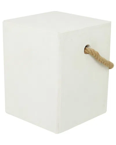 Peyton Lane Lightweight Outdoor Accent Table In White