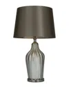 Peyton Lane Linen Contemporary Table Lamp In Black