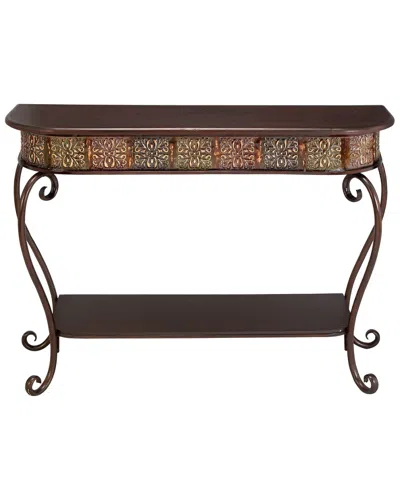 Peyton Lane Metal & Wood Console Table