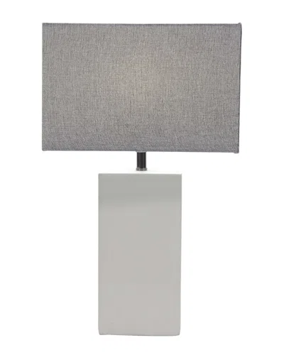 Peyton Lane Metal Cement Table Lamp In Gray