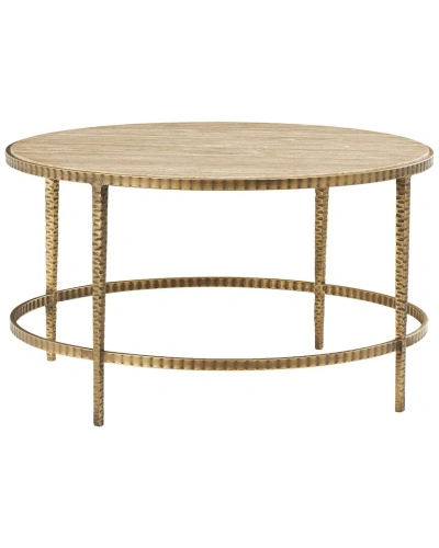 Peyton Lane Metal Coffee Table In Gold