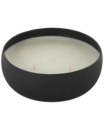 Peyton Lane Metal Decorative Candle In Black