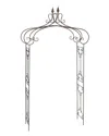Peyton Lane Metal Garden Arch In Brown