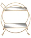 Peyton Lane Metal Mirror Cart