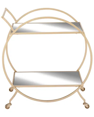 Peyton Lane Metal Mirror Cart