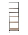 Peyton Lane Metal Wood Shelf Stand