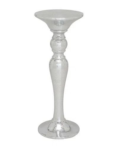 Peyton Lane Mirror Pedestal Table