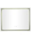 Peyton Lane Modern Anti Fog Mirror In Silver
