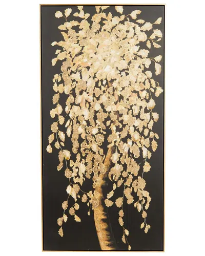 Peyton Lane Modern Canvas Framed Wall Art In Black