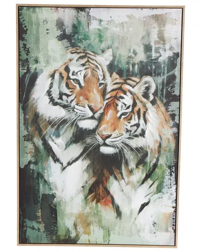 Peyton Lane Modern Canvas Framed Wall Art In Multi