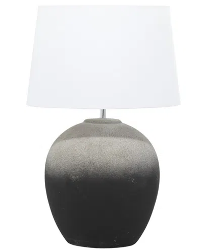 Peyton Lane Modern Ceramic Black Table Lamp In Multi