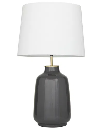 Peyton Lane Modern Ceramic Grey Table Lamp In Multi