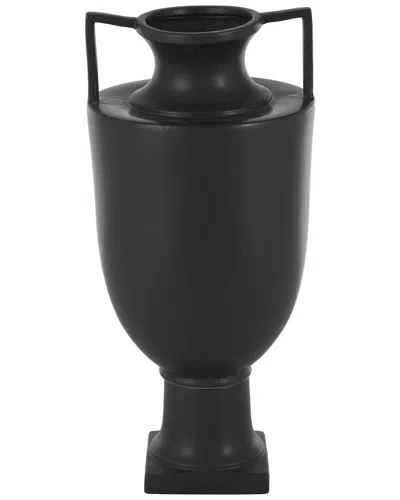 Peyton Lane Modern Ceramic Vase In Black