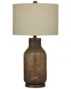 Peyton Lane Modern Glass Brown Table Lamp In Brown
