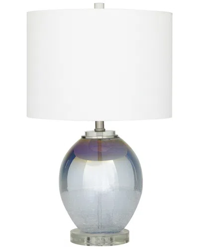 Peyton Lane Modern Glass Clear Table Lamp