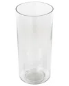 Peyton Lane Modern Glass Vase In Transparent