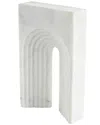 Peyton Lane Modern Marble Sculpture In White