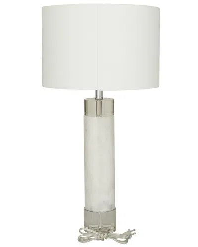 Peyton Lane Modern Marble White Table Lamp