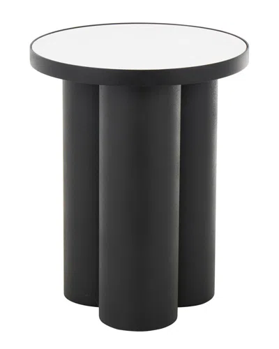 Peyton Lane Modern Metal Accent Table In Black