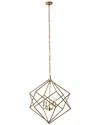 Peyton Lane Modern Metal Gold Chandelier 26 In Gold