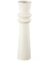 Peyton Lane Modern Metal Vase In White