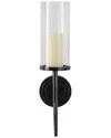 Peyton Lane Modern Metal Wall Sconce In Black
