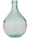Peyton Lane Modern Recycled Glass Vase In Blue
