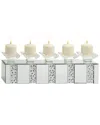 Peyton Lane Modern Reflections Candle Holder In Multi