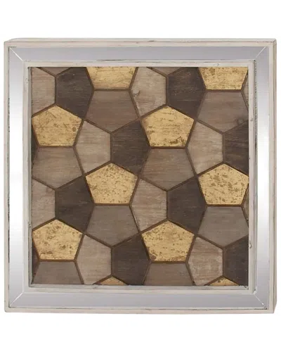 Peyton Lane Modern Reflections Mirror Wall Plaque