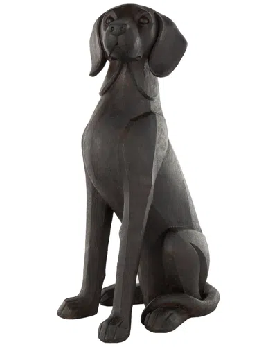 Peyton Lane Modern Resin Sculpture In Black