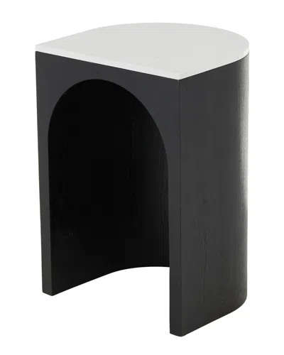 Peyton Lane Modern Wood Accent Table In Black