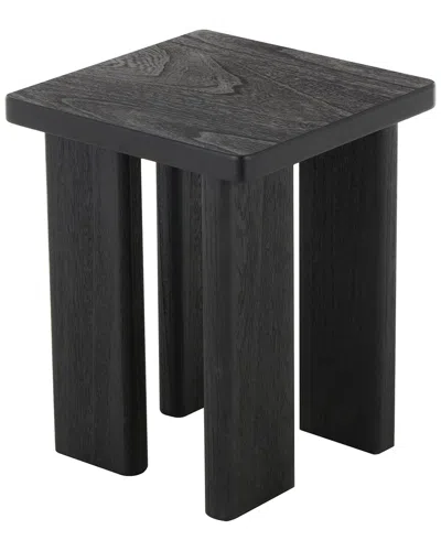 Peyton Lane Modern Wood Accent Table In Black
