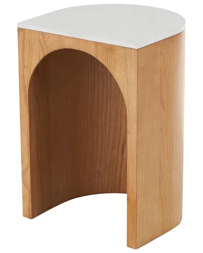 Peyton Lane Modern Wood Accent Table In Brown