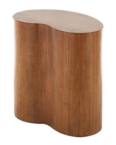 Peyton Lane Modern Wood Accent Table In Brown