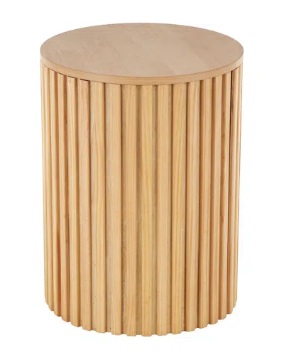 Peyton Lane Modern Wood Accent Table In Neutral
