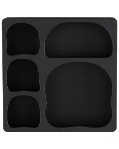 Peyton Lane Modern Wooden Wall Shelf In Black