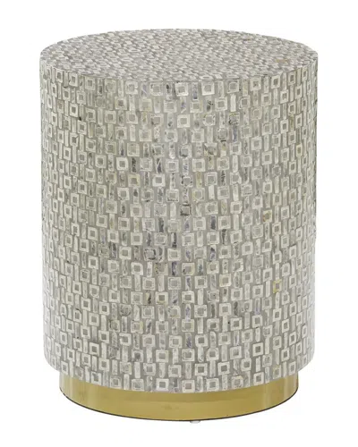 Peyton Lane Mother Of Pearl Contemporary Accent Table