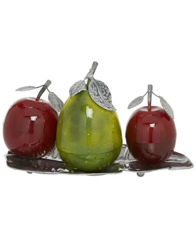 Peyton Lane Multi Traditional Decorative Fruit With Tray