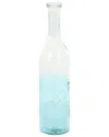 Peyton Lane Nautical Recycled Glass Vase In Blue
