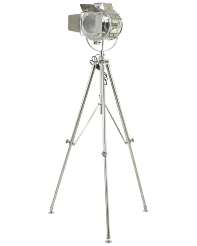 Peyton Lane Nautical Steel Silver Floor Lamp