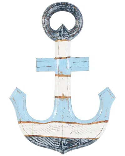 Peyton Lane Nautical Wood Wall Decor In Blue