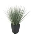 Peyton Lane Onion Grass Green Faux Foliage Artificial Plant In Green