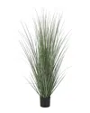 Peyton Lane Onion Grass Green Faux Foliage Tall Artificial Plant In Green