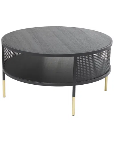 PEYTON LANE PEYTON LANE OPEN GRID FRAME METAL COFFEE TABLE