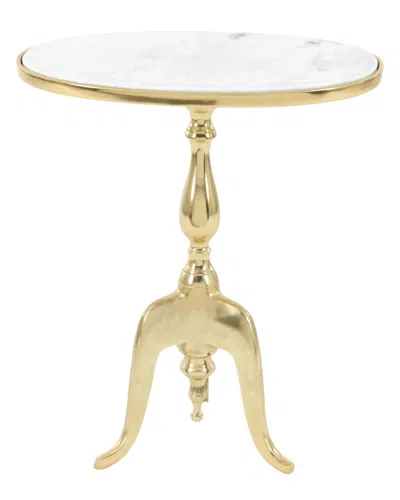Peyton Lane Oval Marble Accent Table